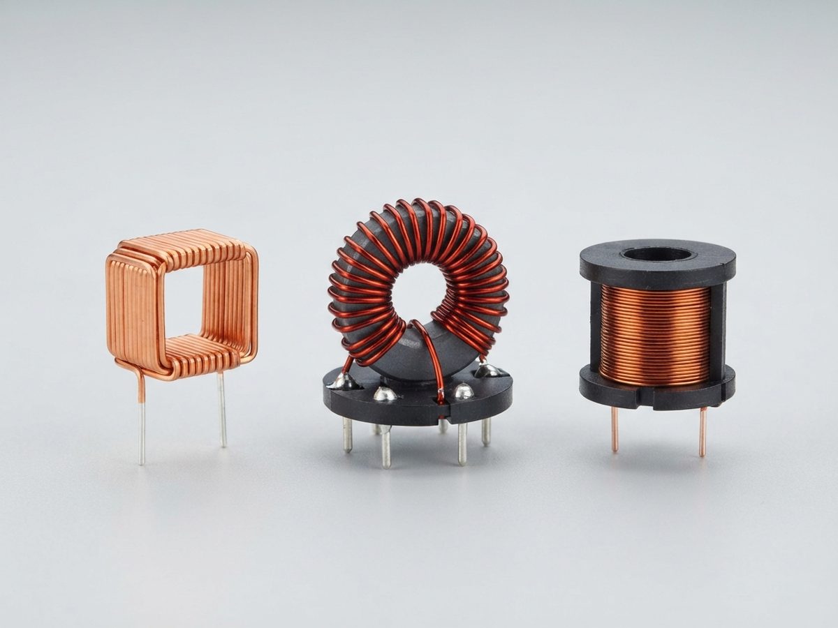 Custom-wound power inductors: flat-wire, toroidal and bobbin types